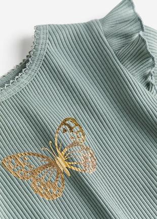 Кофтинка в рубчик h&m для дівчинки 3