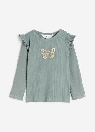 Кофтинка в рубчик h&m для дівчинки 2