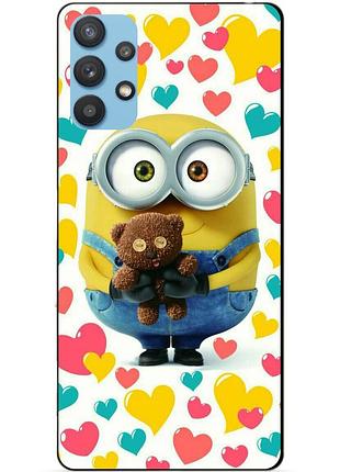 Силіконовий чохол бампер для samsung a52 з малюнком міньйон боб minion