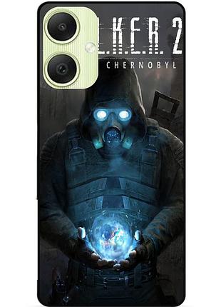 Силиконовый чехол бампер для samsung a06 с картинкой сталкер stalker