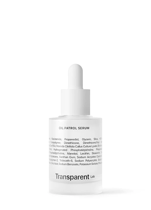 Матирующий серум с ниацинамидом и цинком transparent-lab oil patrol serum 30 мл