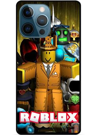 Силиконовый чехол для iphone 13 pro max с рисунком roblox роблокс