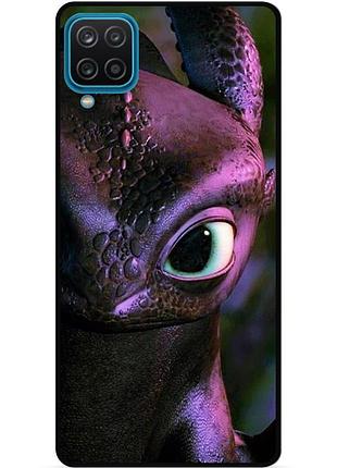 Силиконовый чехол для samsung m12 с картинкой как приручить дракона dragon