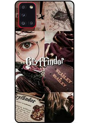 Силиконовый бампер чехол для samsung a71 с рисунком gryffindor гриффиндор гарри поттер harry potter