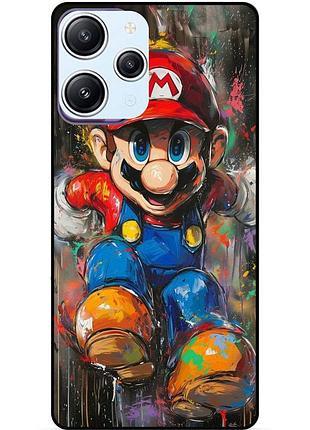 Чехол силиконовый бампер для xiaomi redmi 12 с рисунком марио marvel mario