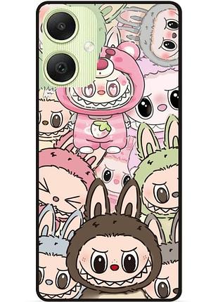 Силиконовый чехол бампер для samsung a06 с рисунком лабубу labubu