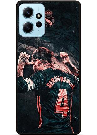 Силіконовий чохол бампер для xiaomi redmi note 12 з малюнком серхио рамос sergio ramos