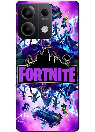 Силіконовий чохол бампер для xiaomi redmi note 14s з малюнком fortnite marvel фортнайт марвел