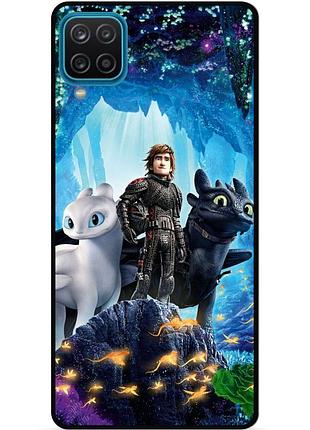 Чехол силиконовый для samsung a22 с рисунком как приручить дракона