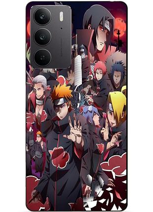 Чехол силиконовый бампер для realme c75 с рисунком наруто naruto аниме