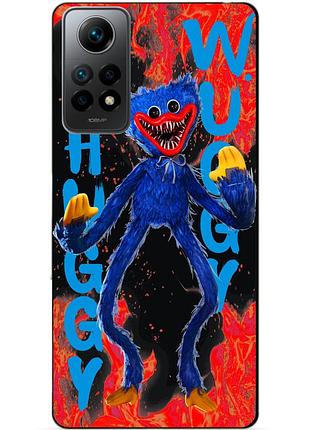 Силиконовый бампер чехол для xiaomi redmi note 12 pro с рисунком huggy wuggy хагги вагги