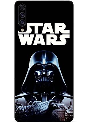 Силіконовий бампер чохол для samsung a30s з малюнком star wars зоряні війни дарт вейдер