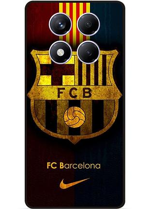 Чехол силиконовый бампер для xiaomi redmi note 14 pro с рисунком barcelona барселона