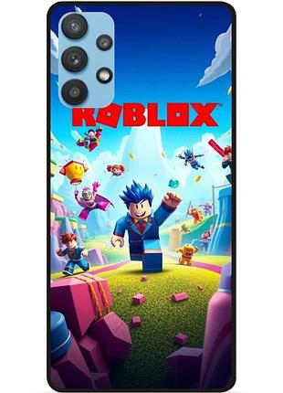 Силиконовый чехол для samsung a32 с рисунком roblox игра в кальмара роблокс