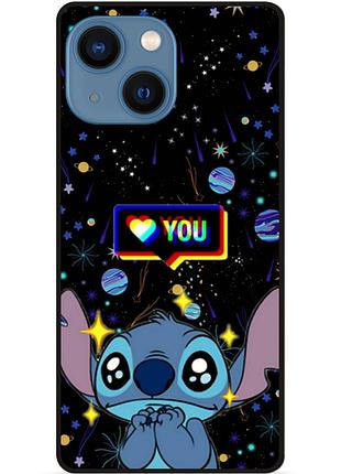 Силіконовий бампер чохол для iphone 13 стіч stitch
