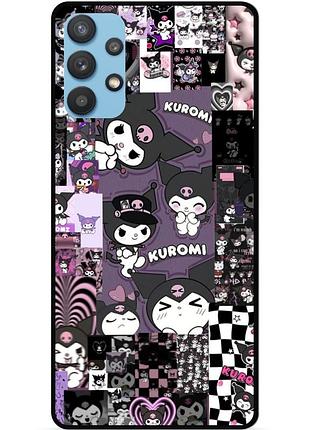 Силіконовий бампер чохол для samsung a32 з малюнком kuromi куроми