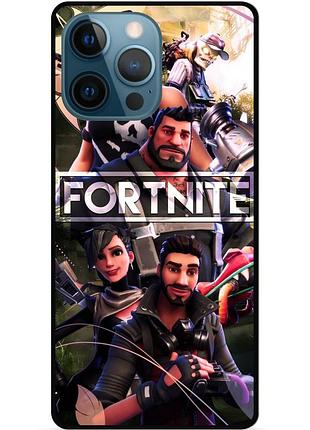 Силіконовий чохол бампер для iphone 12 pro max з картинкою фортнайт fortnite