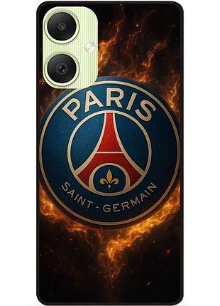 Чехол силиконовый бампер для samsung a06 с рисунком psg псж