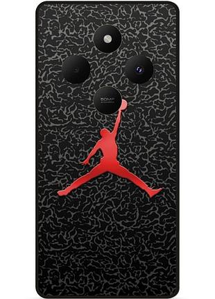 Силіконовий чохол бампер для tecno spark 30c з малюнком jordan джордан