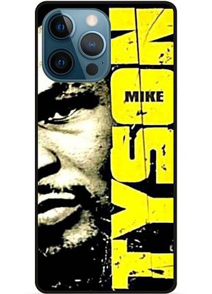 Чехол силиконовый бампер для iphone 14 pro max с рисунком tyson майкл тайсон