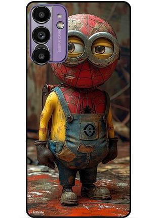 Силіконовий бампер чохол для samsung s21 plus з малюнком миньон marvel человек паук