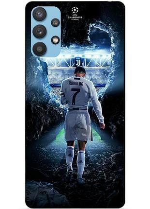 Силіконовий чохол бампер для samsung a32 з малюнком ronaldo роналдо