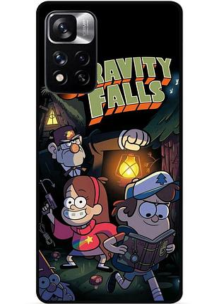 Силиконовый бампер чехол для xiaomi redmi note 11 pro plus 5g с картинкой гравити фолз gravity falls