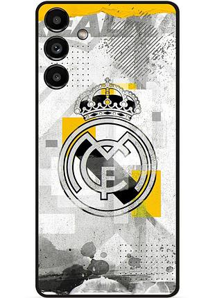Чехол силиконовый бампер для samsung m52 с рисунком real madrid реал мадрид