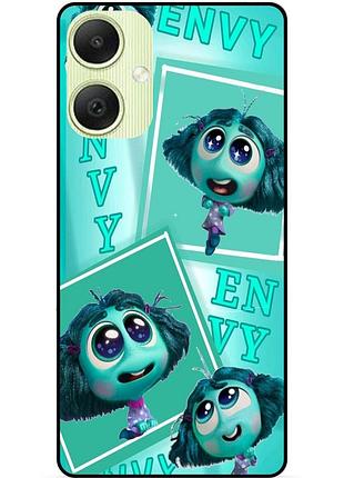 Чехол силиконовый бампер для samsung a06 с рисунком головоломка envy