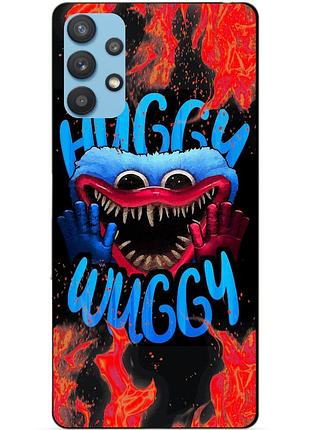 Силиконовый бампер чехол для samsung a32 с рисунком хагги вагги huggy wuggy