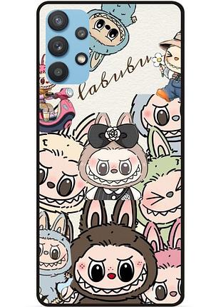 Чехол силиконовый бампер для samsung a32 с картинкой labubu лабубу