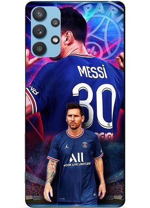 Силіконовий чохол бампер для samsung a53 з малюнком мессі псж messi