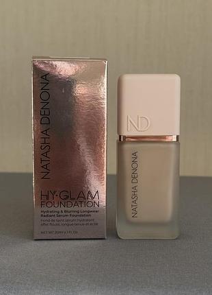 Тональна основа тон тональний крем natasha denona hy-glam foundation — 2n / 3n, 4n