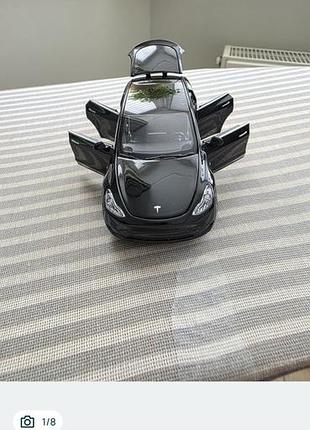 Машинка model  tesla y black 1:32 6