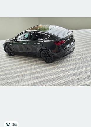 Машинка model  tesla y black 1:32 4