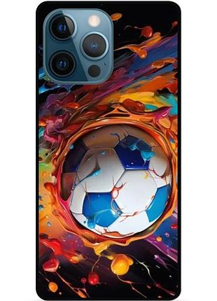 Силиконовый чехол бампер для iphone 11 pro с рисунком футбол мяч