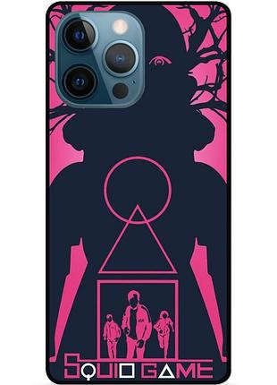 Силиконовый чехол бампер для iphone 11 pro max игра в кальмара squid game