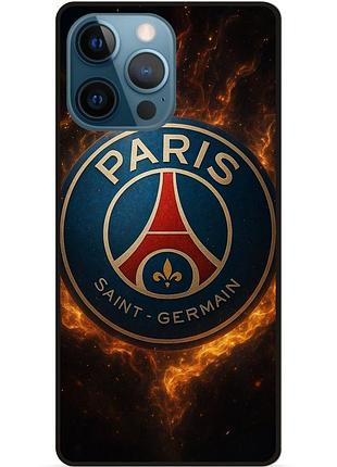 Чехол силиконовый бампер для iphone 11 pro max с рисунком psg псж