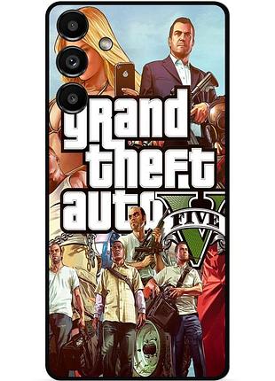 Силіконовий бампер чохол для samsung m13 з малюнком gta гта