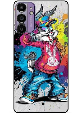 Силіконовий бампер чохол для samsung s22 plus з малюнком багз банни marvel