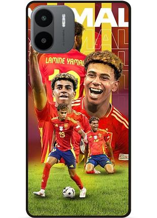 Чехол силиконовый бампер для xiaomi redmi a2 с рисунком ламин ямаль lamine yamal испания