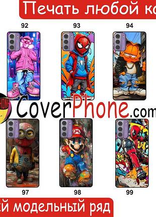 Силиконовый чехол бампер для iphone 7 plus с рисунком 10