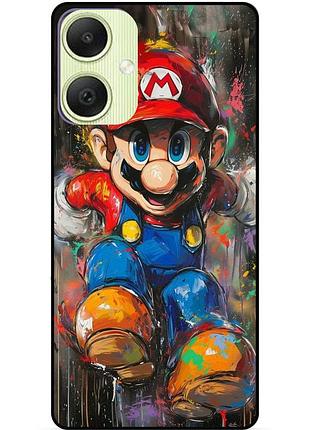 Силіконовий бампер чохол для samsung a06 з малюнком марио marvel mario