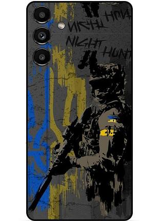 Силіконовий чохол бампер для samsung s20 fe з малюнком зсу украина night hunter
