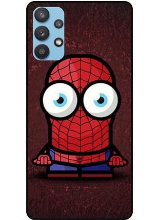 Силіконовий бампер чохол для samsung a73 з малюнком міньйон людина-павук spider man