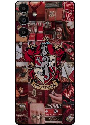 Силиконовый бампер чехол для samsung s21 plus с рисунком гриффиндор gryffindor гарри поттер harry potter