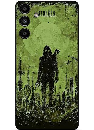 Чехол силиконовый бампер для samsung s21 plus с картинкой сталкер stalker