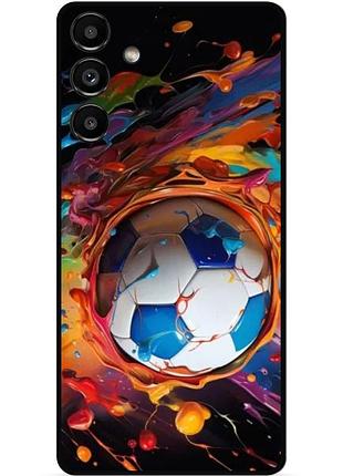 Силіконовий чохол бампер для samsung s20 fe з малюнком футбол мяч