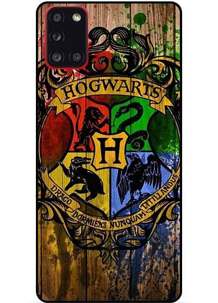 Силиконовый бампер чехол для samsung a31 с рисунком hogwarts хогвартс гарри поттер harry potter