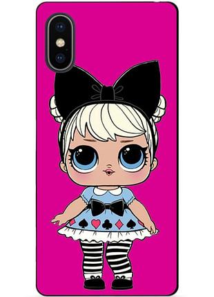 Силиконовый чехол бампер для iphone xr с рисунком кукла lol лол